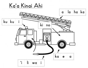 Ka'a Kinai Ahi worksheet