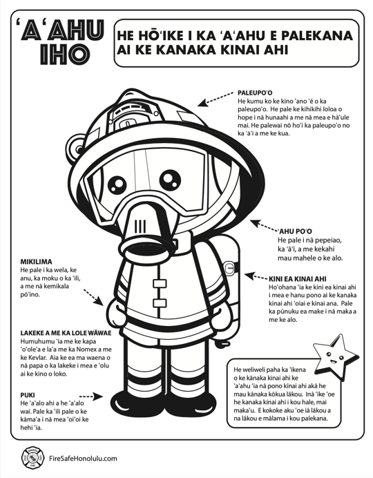 'A'ahu Iho Worksheet